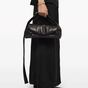 JIL SANDER Cannolo Grande leather bag